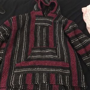poncho sweater